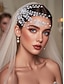 preiswerte Hochzeit ACC-Haarschmuck für Bräute aus Kristall-Strass – elegantes Kopfstück mit Blumen- und Blätterdesign für Damen – perfekt für Hochzeiten, Partys und besondere Anlässe