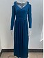 preiswerte Weißes Kleid-Damen Midi Kleid Korsett Kleid Sommerkleid Einfarbig Off The Shoulder Kleid Urlaub Freizeit Alltag Reguläre Passform Einfarbig Langarm V-Ausschnitt Schwarz Pink Rot Blau Sommer