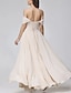 abordables Robes de demoiselle d&#039;honneur-Ligne A Robe de Demoiselle d&#039;Honneur  Coeur Manche Courte Élégant Longueur au sol Chiffon avec Devant Fendu / Fronces 2022