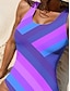 cheap One-piece swimsuits-Women&#039;s Swimsuits One Piece Monokini Swimsuit Backless Tummy Control High Waist Slim Vacation Beach Wear Geometic U Neck Sleeveless Bathing Suits