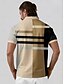 abordables Hauts-Homme T-shirt POLO Kaki Manche Courte Top Tenue de golf Vêtements Tenues Porter des vêtements