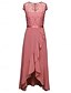 billige Simpel kjole-Kvinders Uddannelses Kjole Maxi Kjole Enkelt Farvet Prom Kjole A Line Kjole Fit And Flare Kjole Elegant Formelt Semi Bryllup Gæst Forlovelses Cocktail Fest Grafisk Uden Ærmer V Hals