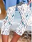 tanie Sztuka i projektowanie druku-Damskie legginsy capri wysoka elastyczność moda streetwear długość do łydki wysoki stan graficzny nadruk w kropki gradientowy oddychające miękkie na zewnątrz na co dzień baby blue lato wiosna