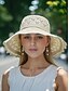 billiga Kvinnors hattar-virkad bohemisk solhatt för kvinnor med 3d blomdekor - vikbar, lätt och andas, perfekt för sommar, strand och utomhusaktiviteter
