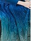 baratos Vestidos Florais Elegantes-Mulheres Vestido Longo Vestido Maxi Vestido de renda Vestido De Duas Peças à moda Casual Férias Diário Normal Gráfico Manga Longa Lapela Preto Vermelho Azul Marinha Roxo Verão