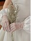 cheap Wedding Gloves-Lace Wrist Length Glove Elegant / Classic Style With Pure Color Wedding / Party Glove