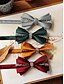 abordables Cravates et nœuds papillon pour hommes-nœud papillon en satin bordeaux avec ornement en cristal – accessoire formel élégant pour hommes pour les mariages, les fêtes et les événements spéciaux