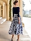 cheap Floor Length-A-Line Mother of the Bride Dress Elegant V Neck Scoop Neck Ankle Length Chiffon Sequined Stretch Fabric 3/4 Length Sleeve with Flower Race Day Dress Wedding Guest Dress