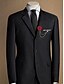 preiswerte Krawatten &amp;amp; Fliegen für Herren-Anstecknadel mit roter Rose und goldener Kette – elegantes Herren-Accessoire für Anzüge und Smokings – perfekt für Hochzeiten, formelle Veranstaltungen und besondere Anlässe