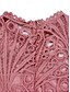 billige Simpel kjole-Dame Maxi Kjole A-linje Kjole Ensfarvet Fit And Flare Kjole Elegant Formelt Formelt Bryllup Gæst Cocktail Party Regulær Pasform Grafisk Kort Ærme Rund Hals Blush Pink Sort Hvid Pink Sommer