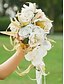 abordables Fleurs de mariage-Fleurs de poignet de mariage bouquets de mariage  événement  fête PVC (chlorure de polyvinyle) style floral