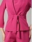 billiga Mammas jumpsuits-Två Delars Jumpsuits Mor till bruden Elegant Wrap Ingår Juvelhals Ankel Längd Stretch Chiffong 3/4 Längd Ärme med Bandage