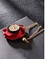 preiswerte Krawatten &amp;amp; Fliegen für Herren-Anstecknadel mit roter Rose und goldener Kette – elegantes Herren-Accessoire für Anzüge und Smokings – perfekt für Hochzeiten, formelle Veranstaltungen und besondere Anlässe