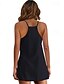 preiswerte Abschlusskleider-Damen Minikleid Weißes Kleid Abschlusskleid Freizeitkleid Unterkleid Stilvoll Lässig Urlaub Täglich Date Normale Passform Einfach Ärmellos Rundhalsausschnitt Schwarz Weiß Armeegrün Sommer Frühling