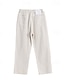 billige Herre Elite Bukser-Herre Chino bukser Knapper Lomme Rett ben Helfarge Full lengde utendørs Feriereise Avslappet Elegant Ferie Lys kaki Svart Mikroelastisk