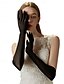 economico Guanti sposa-Guanti in pizzo lunghezza polso stile elegante  classico con colore puro guanto da matrimonio  festa