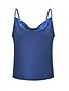 voordelige Damestanktops &amp; hemdjes-Dames Camisole Tank Top Effen Kleur Elegante Stijlvolle Mouwloze Schouder Reguliere Tops Dagelijkse Rugloos Marineblauw Groen Zomer