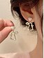 voordelige Damesoorbellen-Paashaasoorbellen voor dames - hartontwerp met kristaldetails en parelversieringen, mooie vergulde oorbellen voor dames, perfect voor Pasen, lentefeestjes en casual uitjes