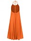 economico Abiti da vacanza-Per donna Vestito maxi Abito casual Vestito svasato Abito sottoveste Essenziale Informale Da mare Informale Giornaliero Standard Liscio Senza maniche Con bretelline Nero Rosso Fucsia Arancione Estate