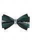 abordables Cravates et nœuds papillon pour hommes-nœud papillon en satin bordeaux avec ornement en cristal – accessoire formel élégant pour hommes pour les mariages, les fêtes et les événements spéciaux