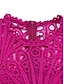 billige Simpel kjole-Dame Maxi Kjole A-linje Kjole Ensfarvet Fit And Flare Kjole Elegant Formelt Formelt Bryllup Gæst Cocktail Party Regulær Pasform Grafisk Kort Ærme Rund Hals Blush Pink Sort Hvid Pink Sommer