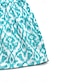 ieftine Rochii Boho-Pentru femei Rochie Mini Rochie casual Rochie Boho Boemia Epocă Έθνικ Vacanță Zilnic Fit regulat Geometric Fără manșon Guler Pe Gât Albastru piscină Vară