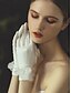 abordables Gants de Mariage-Gant élégant  classique jusqu&#039;au poignet avec couleur pure Gant de mariage  fête