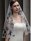 cheap Wedding Veils-One-tier Comtemporary / Stylish Wedding Veil Elbow Veils with Faux Pearl Tulle