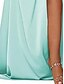 voordelige Bruidsmeisjesjurken-A-Lijn Bruidsmeisjesjurk Off Shoulder Mouwloos Elegante Vloerlengte Nylon met Split Voor