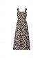 economico Abiti da vacanza-Per donna Vestito longuette Abito casual Abito linea A Abito sottoveste Moda Informale Da mare Giornaliero Standard Pop art Senza maniche Con bretelline Cachi Estate
