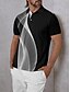 abordables Hauts-Homme T-shirt POLO Noir Manche Courte Top Tenue de golf Vêtements Tenues Porter des vêtements