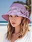 رخيصةأون قبعات نسائية-قبعة شمس أنيقة زهرية للنساء - قبعة دلو خفيفة الوزن قابلة للتنفس ذات حافة واسعة مع زخرفة وردية، قابلة للتنفس وتوفر حماية من الأشعة فوق البنفسجية، مثالية للشاطئ والسفر والأنشطة الخارجية الصيفية