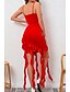 abordables Vestidos de Graduación-Mujer Mini vestido Vestido blanco Vestido de graduación vestido de regreso a casa Corte Bodycon Moda Cumpleaños Graduación Cita Ajuste regular Plano Sin Mangas Correa de espagueti Negro Blanco Rojo