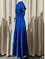 billiga Enkel klänning-Kvinnors Plus Size Maxi Klänning A-linje Klänning Mjölkfrö Klänning Off The Shoulder Klänning Puffärmad Klänning Semester Utomhus Daglig Regular Fit Enfärgad Kort Ärmd Off Shoulder Svart Gul Röd