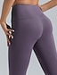 abordables Leggings et collants de yoga-Pantalon de yoga Leggings de yoga Femmes Contrôle du ventre Lifting des fesses Yoga Entraînement en salle Pilates Collants Taille haute Spandex Automne Des sports Tenues de Sport Élastique Mince Brun