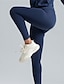 abordables Leggings et collants de yoga-Pantalon de yoga Leggings de yoga Femmes Contrôle du ventre Lifting des fesses Yoga Entraînement en salle Pilates Collants Taille haute Spandex Automne Des sports Tenues de Sport Élastique Mince Brun