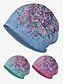 זול כובעי נשים-כובע כפה קל משקל נושם לנשים - כובע מרושל בהדפס פרחוני, כיסוי ראש אלסטי רך, יכול לשמש כגמלון צוואר ללבוש קז'ואל, חוצות וכימותרפיה