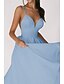 voordelige Afstudeerjurken-Dames Halflange jurk Witte jurk Afstudeerjurk Slipdress Modieus Verjaardag valmistuminen Uitgaan Normale pasvorm Effen Mouwloos Spaghettibandjes Zwart Wit Rood Groen Zomer