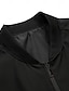 abordables Vêtements d&#039;extérieur élites pour hommes-Homme Veste Légère Entraînement Extérieur Coupe-vent Zip Up Avec Poches Printemps Automne Couleur Unie Élégant Vacances Col montant Noir Rouge foncé bleu marine Kaki Veste