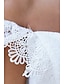 preiswerte Sets-Damen Elegant Mode Zweiteilige Sets Ärmellos Schulterfrei Einfach Spitze Kalter Schulter-Schnitt Party Ferien Date Schwarz Weiß Sommer Normale Passform