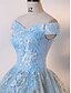 ieftine Rochii de Banchet-Rochie de Bal A-Line pentru Quinceanera Rochie Elegantă Nuntă Invitat Nuntă Lungime până la Podea Fără Mâneci Off Shoulder Dantelă Spate Decupat cu Plisuri Paiete