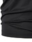 abordables Polo élite pour-Homme Polo Travail Rue Classique Manche Courte Vacances Mode Couleur Unie Rayé Boutons Rayure-garniture Été Printemps Noir Blanche Gris clair Polo