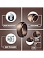abordables Joyas para hombres-Anillo de silicona negro mate para hombre: alianza cómoda y duradera, elegante anillo de goma para un estilo de vida activo, deportes, trabajo y uso diario.