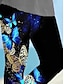 economico -Leggings da donna pantaloni capri alta elasticità vacanza moda hawaiana lunghezza polpaccio vita media stampa grafica farfalla traspirante morbido vacanza casual quotidiano nero estate primavera