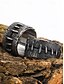 abordables Accesorios de Halloween-Anillo gótico punk cosido para hombre: anillo de plata vintage para moteros, rockeros y Halloween.