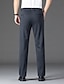 abordables Delgado-Hombre pantalones de traje Pantalones Pantalones de traje Bolsillo Plano Transpirable Dispersor de humedad Longitud total Exterior Negocio Diario Moda Ropa de calle Negro Azul Marino Microelástico