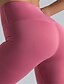 abordables Leggings et collants de yoga-Pantalon de yoga Leggings de yoga Femmes Contrôle du ventre Lifting des fesses Yoga Entraînement en salle Pilates Collants Taille haute Spandex Automne Des sports Tenues de Sport Élastique Mince Brun