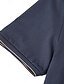 preiswerte Klassisches Poloshirt für Herren-Herren Polo Strick-Polopullover Geschäft Lässig Revers Kurzarm Formell Farbblock Knöpfe Sommer Marineblau Braun Armeegrün Dunkelgray Polo