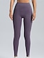 abordables Leggings et collants de yoga-Pantalon de yoga Leggings de yoga Femmes Contrôle du ventre Lifting des fesses Yoga Entraînement en salle Pilates Collants Taille haute Spandex Automne Des sports Tenues de Sport Élastique Mince Brun