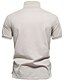 cheap Men&#039;s Elite Polo-Men&#039;s Polo Knit Polo Sweater Formal Work Turndown Short Sleeve Floral Buttons Printing Spring Denim Blue White Navy Blue Green Khaki Light Blue Polo